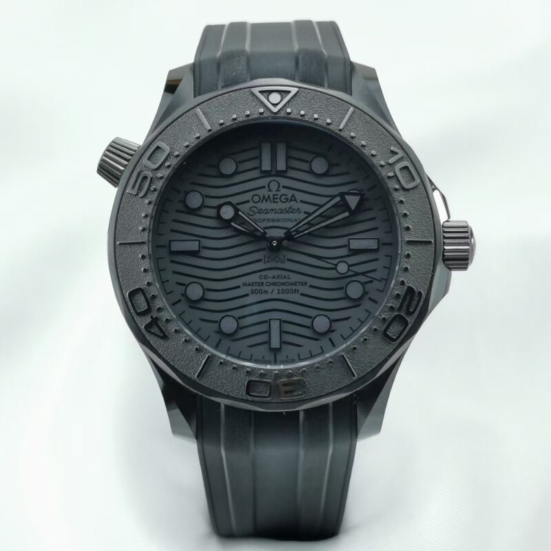 Black Warrior Boxed and Certified 98% New 43mm Omega Seamaster 210.92.44.20.01.003 Automatic Mechanical Men's Watch