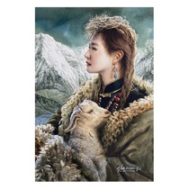 Watercolor painting Che Xianqi a member of Shandong Artists Association Love on the Plateau