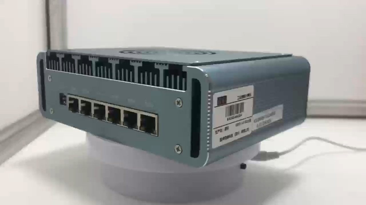 倍控G31F風扇版i3-1215U六網路接口工控機,全新準系統帶