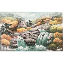 2007 Kim Hyuk a first-class Korean traditional landscape painter Autumn in Mount Kumgang Canyon