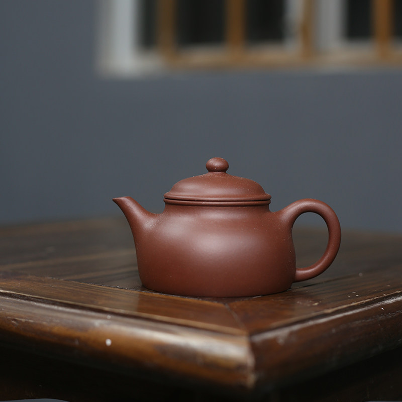 Huaiyin pot Huanglongshan original ore purple mud red skin dragon all handmade Teacher Liang collects famous authentic teapot