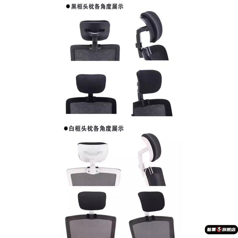 Office Chair with Heightened Headrest and Neck Support, Office Chair Headrest, Chair Backrest, Computer Chair with Easy-To-Install, No-Drill, Adjustable Features