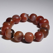 玛瑙手串 清代 罕见吉祥珍品收藏老货旧藏古玩古珠老珠