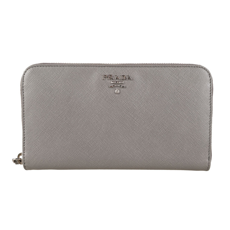 [9.8 New] Prada Prada Women's Leather Bag, Clutch Bag, Id Bag, Long Wallet