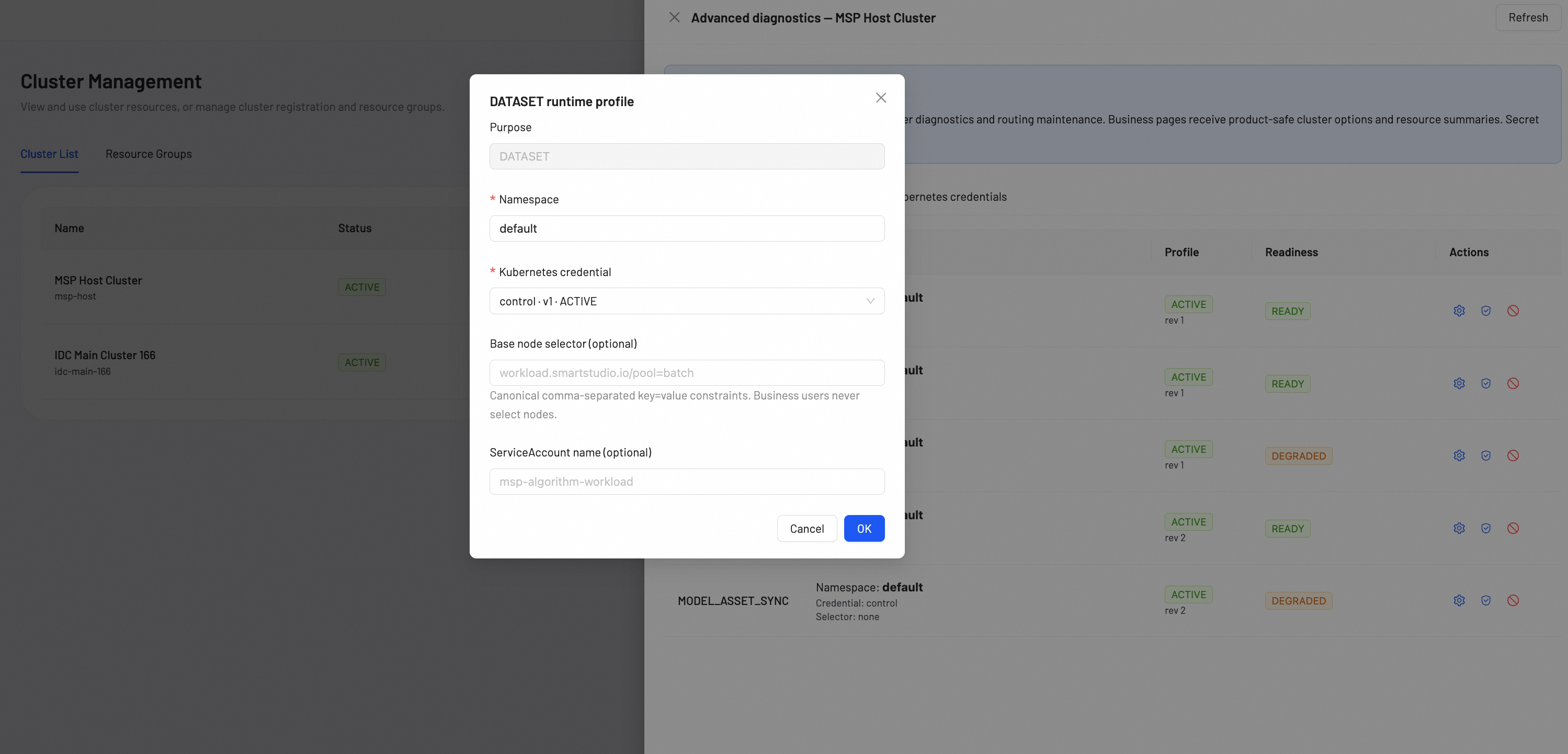 Configure