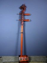 K rosewood finely carved and inlaid with gemstones Dragon Walk Erhu YG82424