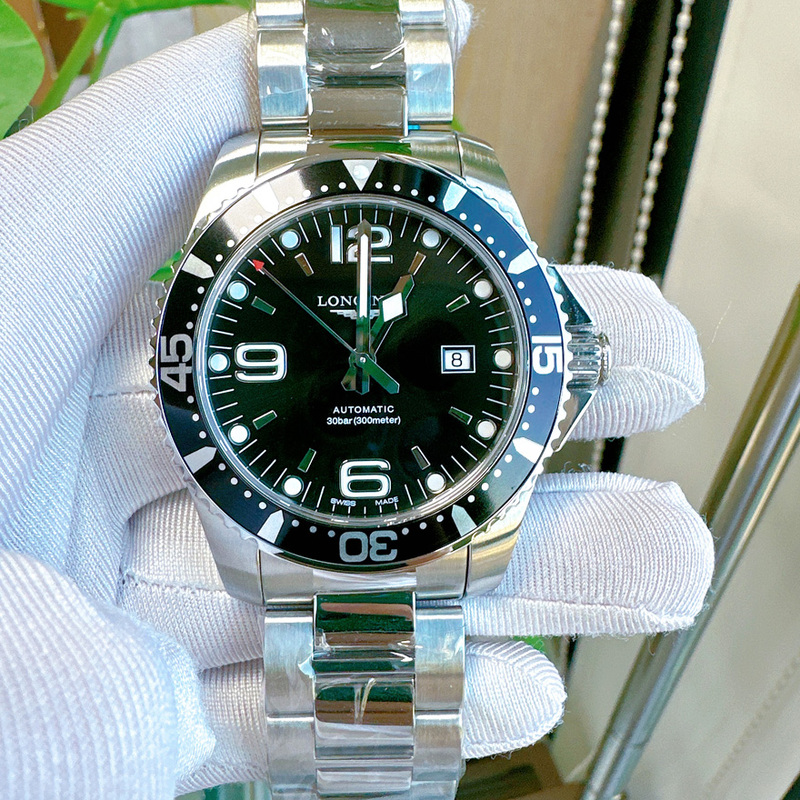 40% off Flash Sale 98% New Longines Large Conquest 44mm Automatic Mechanical Men's Watch 300m Waterproof