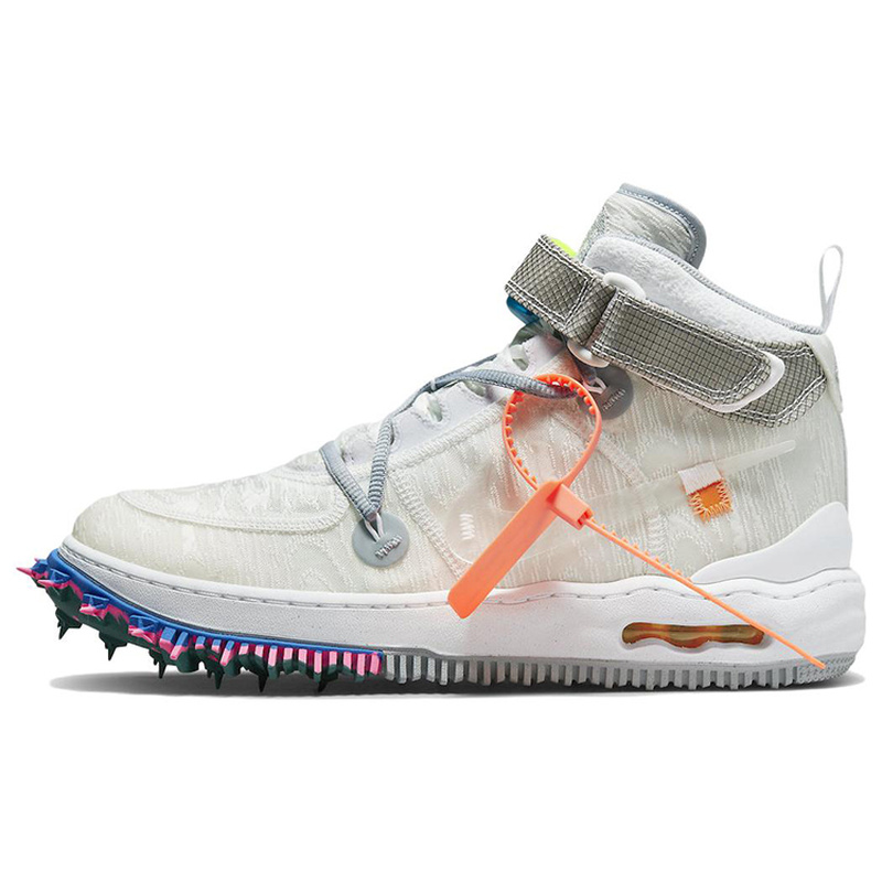 OFF-WHITE x Nike Air Force 1 SP 织物 经典休闲 中帮 板鞋