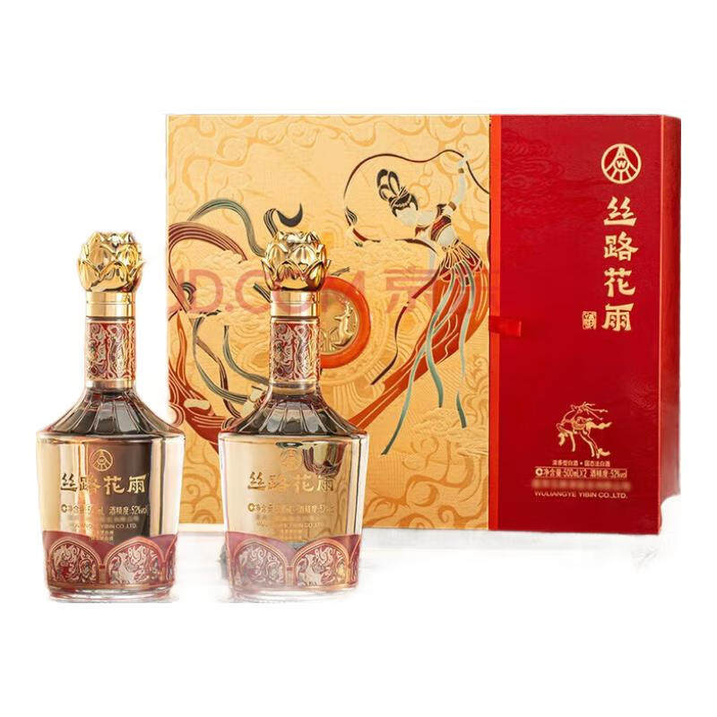五粮液丝路花雨52度浓香型白酒500ml*6瓶整箱装聚会宴请送礼评价- 淘宝网