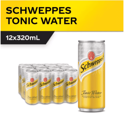 Schweppes Tonic Water Can 12 x 320ml