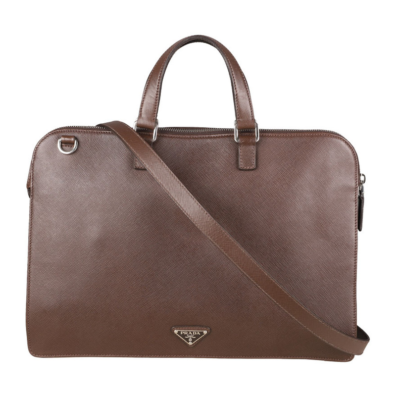 [9.5 New] Prada Prada Men's Classic Nylon Leather Shoulder Bag Crossbody Bag Handbag