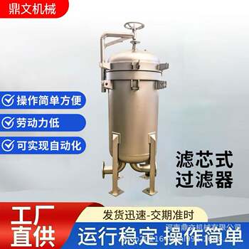 Dwlx series food and beverage filtration precision, intelligent operating system, easy maintenance and high-efficiency core filtration