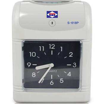 Aibo s-618 time card machine, employee sign-in machine for commuting and get off work, no jamming during power outage, paper card attendance machine clock clock