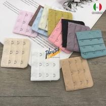 Narrow three-breasted bra extended buckle extension buckle bra back buckle buckle breast 4 5cm small three-breasted buckle 3 rows 3 buckles