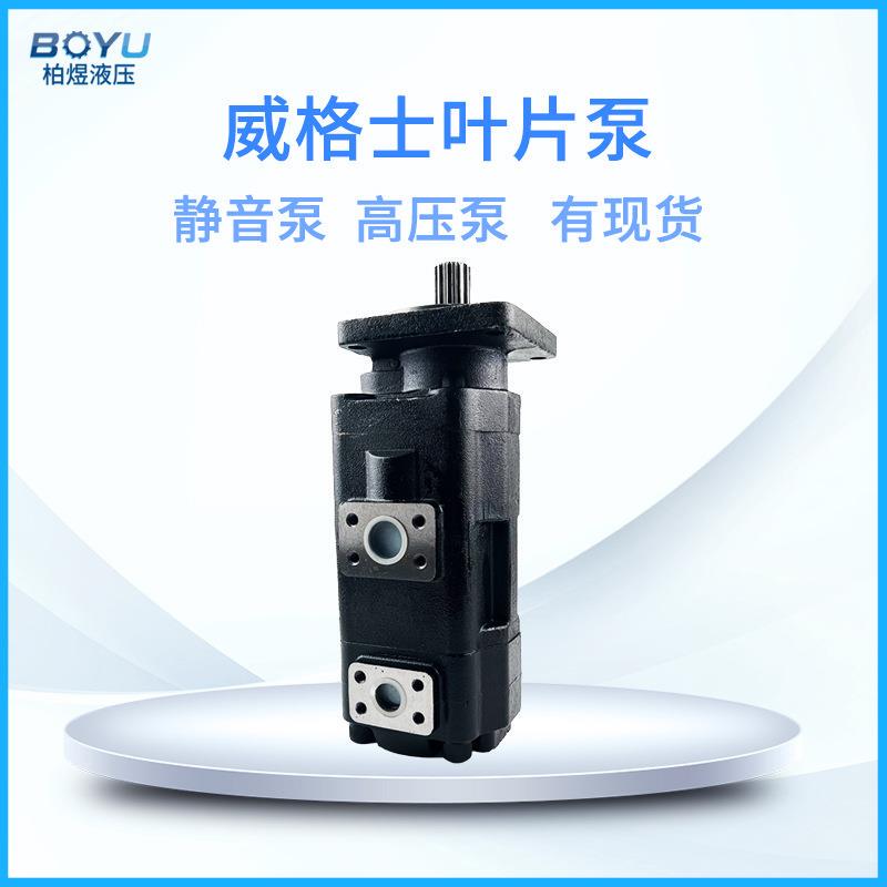 Manufacturer Vickers Double-Impeller Pump, High-Pressure Low-Noise Hydraulic Oil Pump, Cast Iron Variable Displacement Hydraulic Pump