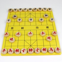 Lianzhu Gobang wooden chessboard childrens beginner educational set melamine 15-way black and white five-finger chess