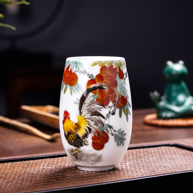 Master's Master's Cup Department China Ceramic Art Lifetime Achievement Award Provincial Artificial Beauty Master Yuan Syrian Tea Drinking Cup-Taobao