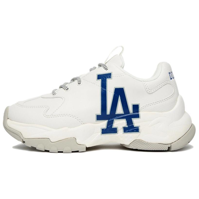 MLB LA DODGERS 皮革 舒适百搭  低帮 老爹鞋 男女同款 白色