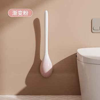 2024 new toilet brush household no dead angle wall-mounted toilet brush bathroom toilet cleaning brush