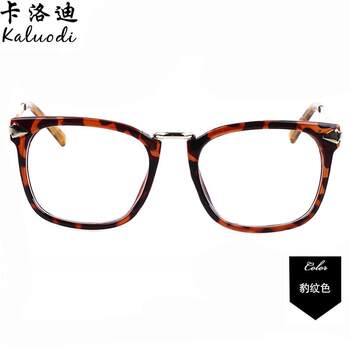 High-end anti-radiation computer glasses, anti-blue light glasses for men and women, trendy frame flat glasses, large myopia, anti-blue light glasses, light protection glasses