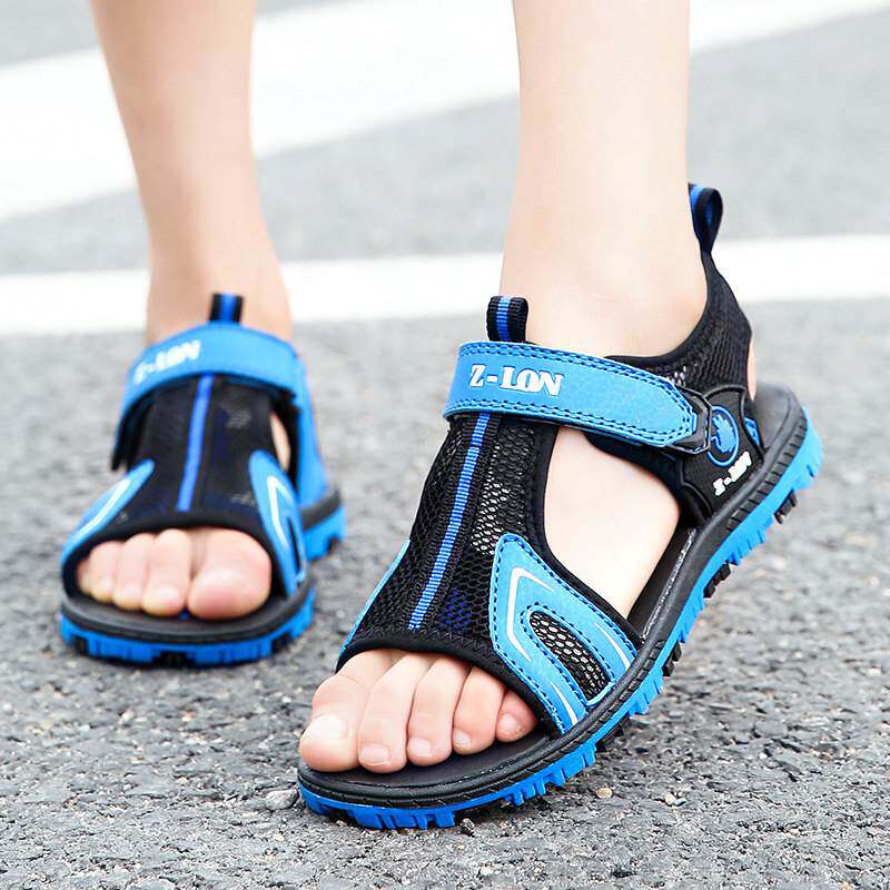 Summer Boy Shoes Sandals 2019 New 8 Children 9 Boys Ten-year-old Non-slip Deodorant 11 Beach Shoes 12 Soft Bottom