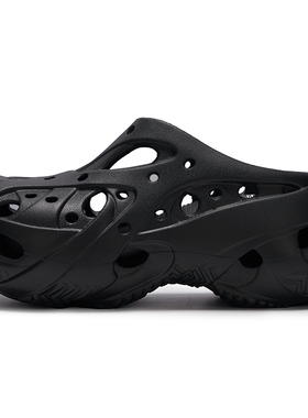 Crocs卡骆驰 Caged clog EVA 时尚潮流 洞洞鞋 女款 黑色