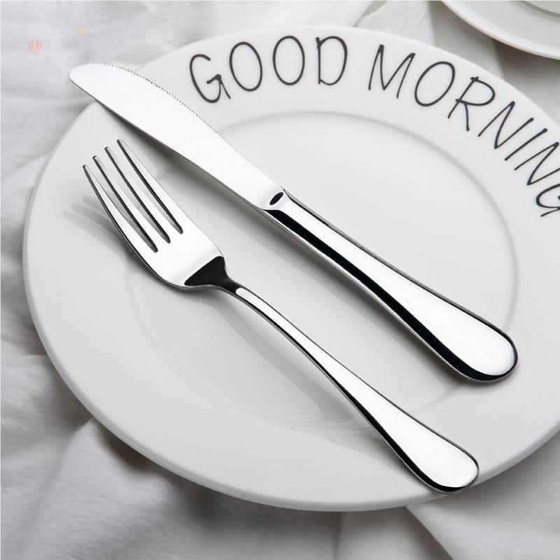 Small Children's Steak Knife and Fork Set, Complete Western Cutlery Set for Kids, Household Western Tableware, Children's Knife and Fork Set for Use