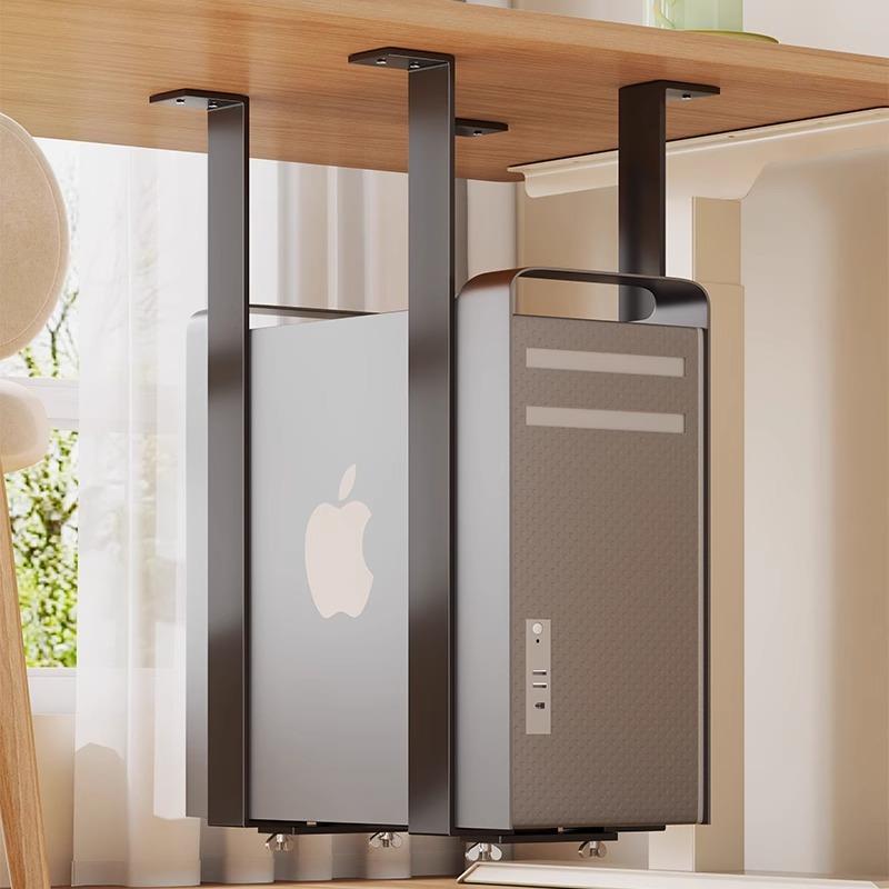 Desktop computer host bracket hanging chassis bracket base home office universal storage shelf