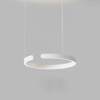 Nordic simple living room chandelier Italian creative light luxury hotel exhibition hall ring ring C-shaped restaurant bar chandelier