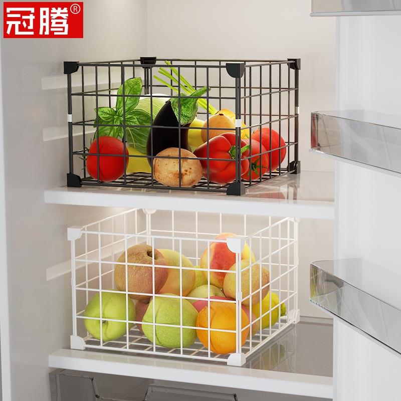 Folding Storage Basket, Bathroom Storage Basket, Wire Mesh Basket, Iron Frame Grid Bath Basket, Desktop Snack Storage Basket
