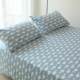 Single piece of bed sheet, cotton, cotton twill blue whale sheet 1.2 meters 1.5 meters 1.8 meters 2.0 meters bed