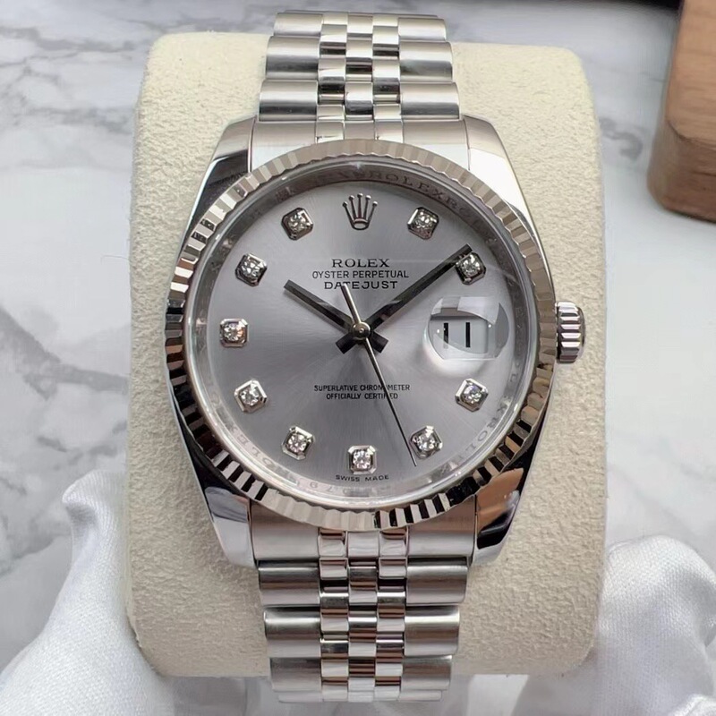 Pre-Inspected, 98% New, 36mm Rolex Datejust Series 116234 Automatic Mechanical Men's Watch