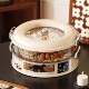 2025 New Fruit Plate Living Room Tea House Dried Fruit Snack Storage Box Basin High-End Exquisite High-Value New Year