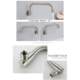 Stove faucet swing folding rotary switch stainless steel 4-point school canteen hotel kitchen gas stove