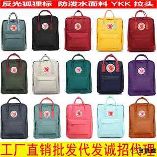 跨境北极同款 狐狸双肩背男女旅行户外学生电脑书包