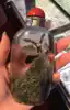 Natural crystal wrapped in the body painting snuff bottle Shao Jianlong