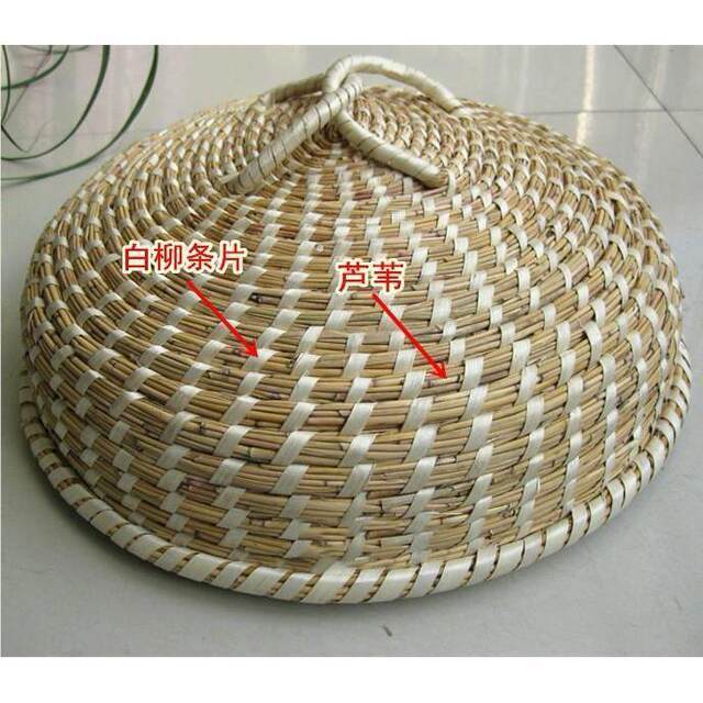 Reed Woven Pot Lid, Steamer Hat, Anti-Scalding Large Pot, Steamer Basket, Straw Woven Pot Lid, Purely Handmade, No Water Dripping, No Steam
