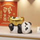 Cute lucky panda key storage ornaments for entrance living room living room desktop decorations moving new home gift