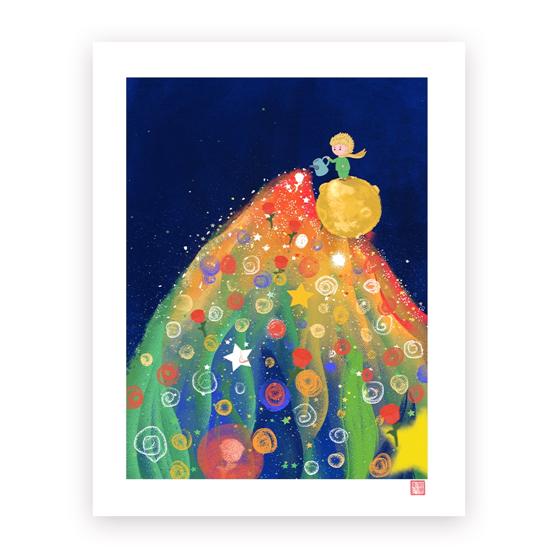 (time-limited pick-up) wild illustrator Du Meixian (Irrigation Complex) Sign of the Limited-edition Painting-Taobao