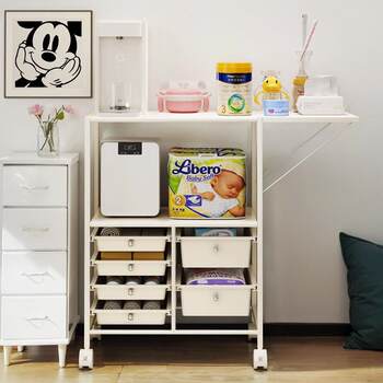 Household baby storage cbg85 baby stroller birth storage baby supplies feeding station new clothes mother mobile device