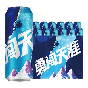 雪花啤酒勇闯天涯500ml*12听麦汁浓度8度罐装整箱