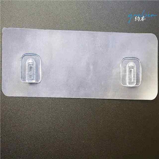 No nail-free and strong mark-free sticking convex snap hook hole-free drilling trash can tissue box cup storage rack accessories long