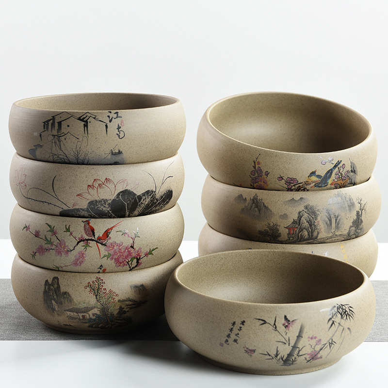 Manufacturer of Kung Fu tea sets, tea ceremony accessories, washable tea bowls, large ceramic tea washers, household coarse pottery cups, pen washes