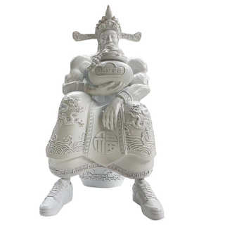 办公室财神客厅样板间5zv7摆设批发摆件酒店公司开业5zv7装饰前台