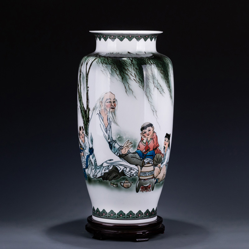 Reinstrumental Painting Altar Chicai National Advanced Arts And Crafts Artist History Year Spring Golden Dragon Besocher Vase Pendulum