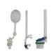 Public Flush Manual Pull Cord Toilet Tank Accessories Toilet Float Ball Hand-Pull Type Water Tank High Water Tank