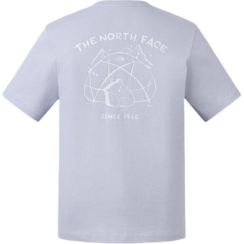 北面THE NORTH FACE 城市户外系列 品牌logo透气套头圆领短袖T恤