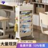 Movable bookshelf floor-standing bedroom desktop storage rack study large-capacity multi-layer book storage rack