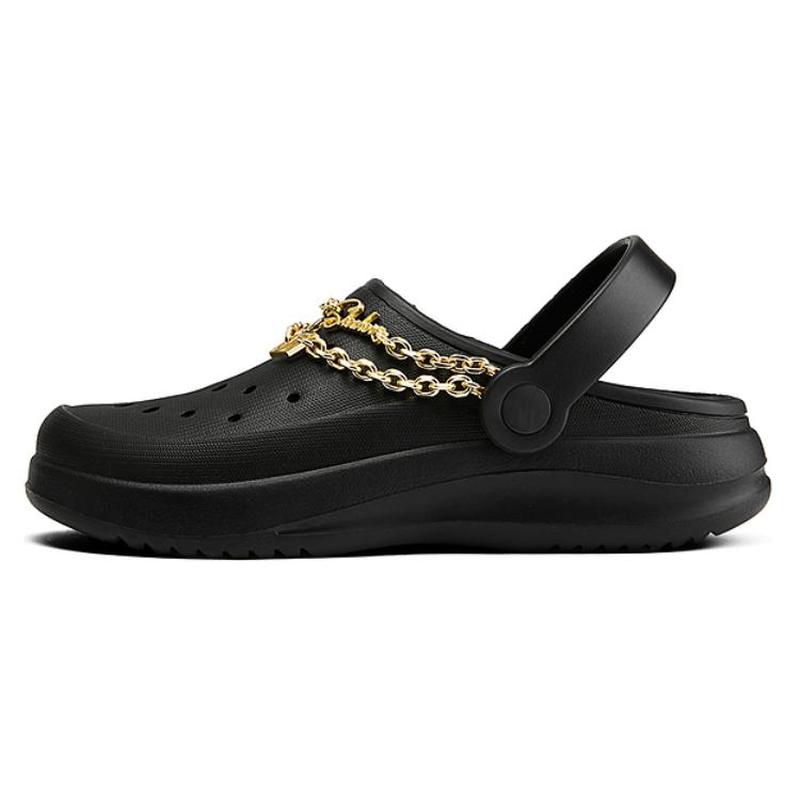 Skechers斯凯奇 Foamies 防滑耐磨 洞洞鞋 女款 黑色