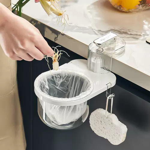 Всасывающая чашка на столовом мусоре можно повесить на столевой вершине кухонного обеденного стола и может быть спрятанным маленьким мусорным баком.